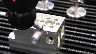 Measuring part dimensions