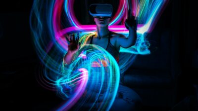 Metaverse digital Avatar, Metaverse Presence, digital technology, cyber world, virtual reality